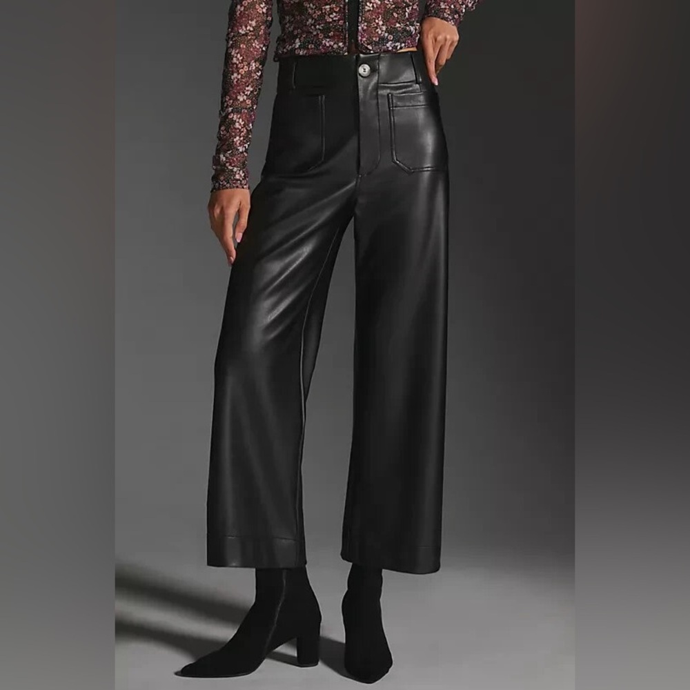 Anthropologie Maeve faux leather pant